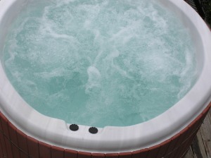 Spa water should be clear and without foam when the jets run.
